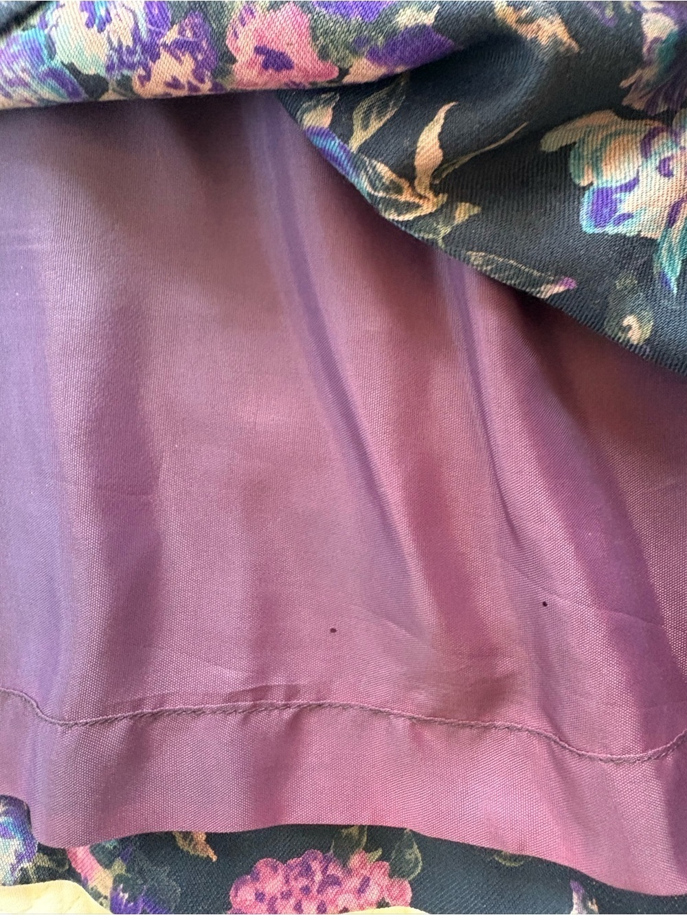 Brooks Brothers vintage Wool Floral Skirt Size 14 Made in USA - Picture 9 of 9